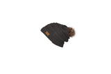 Satin Lined Marley Autumn X-LArge Semi Slouchy High End Beanie With or WITHOUT Faux Fur Pom