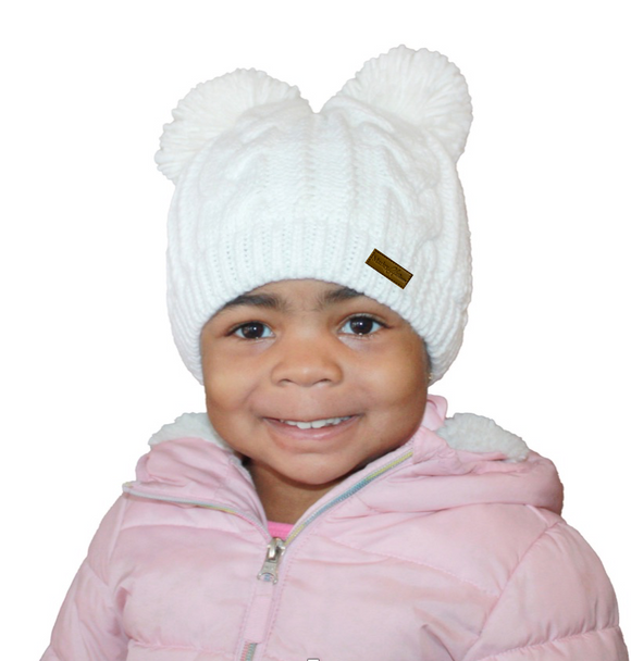 Satin lined best sale baby hat